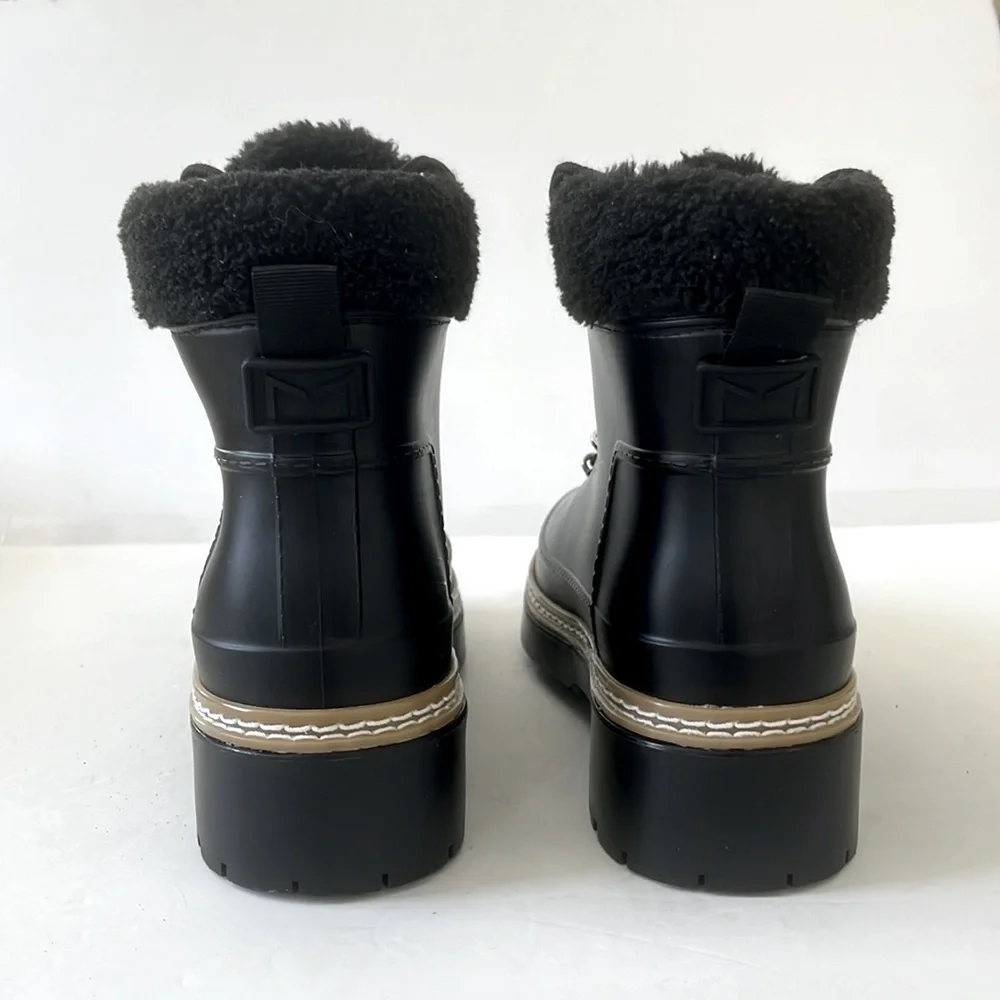 Marc Fisher Women’s Waterproof Winter Lace Up Lug Sole Boots Size 8 - Picture 8 of 10
